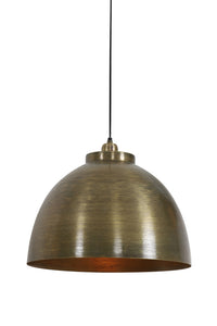Hanging lamp 45x32 cm KYLIE raw old bronze