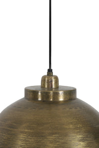 Hanging lamp 45x32 cm KYLIE raw old bronze