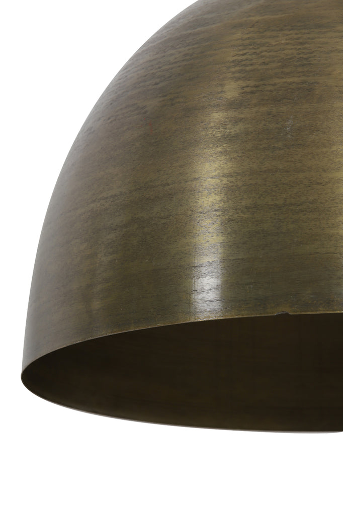 Hanging lamp 45x32 cm KYLIE raw old bronze