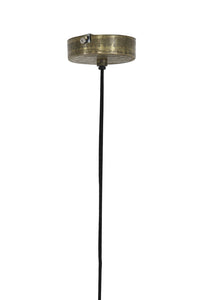 Hanging lamp 45x32 cm KYLIE raw old bronze