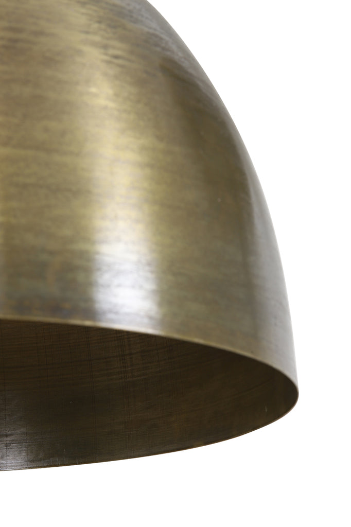 Hanging lamp 45x32 cm KYLIE raw old bronze