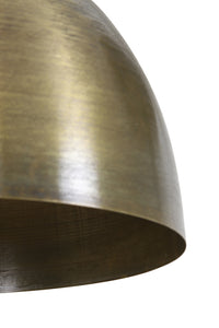 Hanging lamp 45x32 cm KYLIE raw old bronze