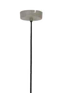 Hanging lamp 45x32 cm KYLIE concrete-white