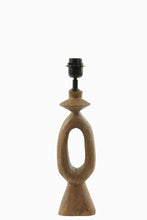 Afbeelding in Gallery-weergave laden, Lamp base 11x9x45 cm DJANGO wood matt brown
