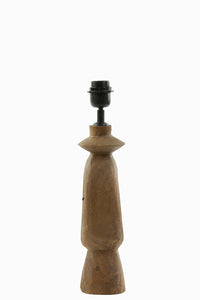 Lamp base 11x9x45 cm DJANGO wood matt brown