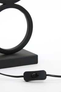 Lamp base 15x10x36 cm STELIOS matt black
