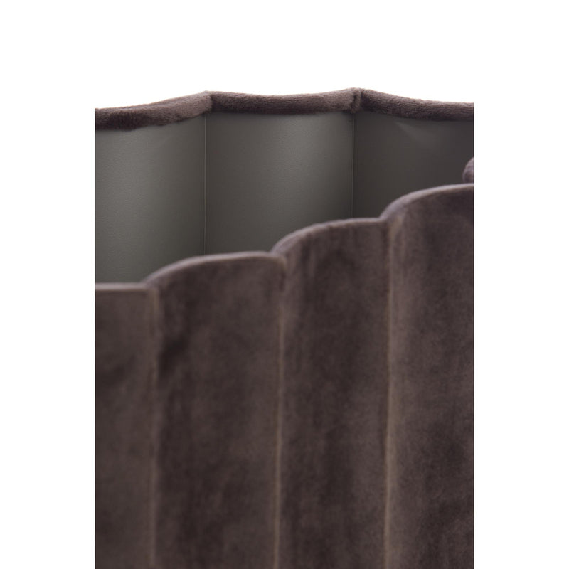 Lampenkap ovaal Disli - Donkerbruin - 38x17.5x19cm