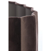 Lampenkap ovaal Disli - Donkerbruin - 45x21x22cm