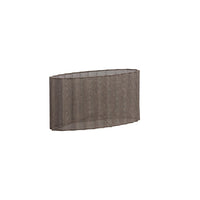 Lampenkap ovaal Disli - Donkerbruin - 58x24x27cm