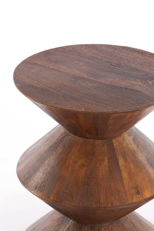 Side table 40x50 cm LARUS mango wood brown