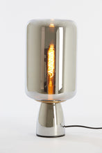 Afbeelding in Gallery-weergave laden, Table lamp 21x45 cm LOTTA smoked glass+gold
