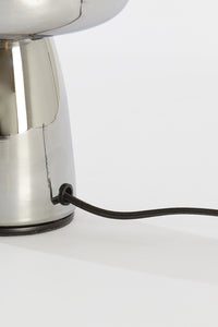Table lamp 16x32 cm LOTTA smoked glass+gold