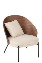 Afbeelding in Gallery-weergave laden, Lounge Chair Lone Ply Wood/Metal Brown/Grey
