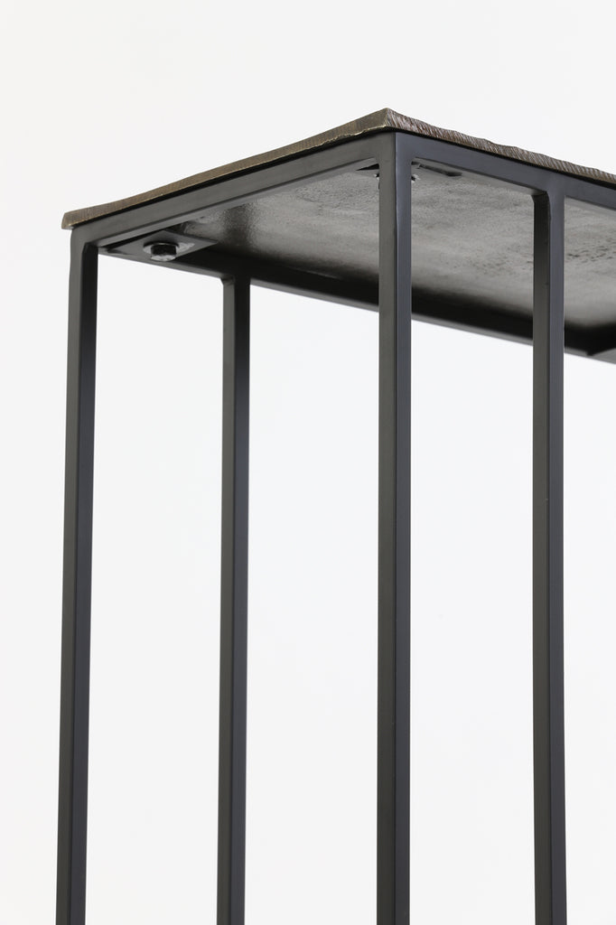Side table 48x26x60 cm MACY antique bronze