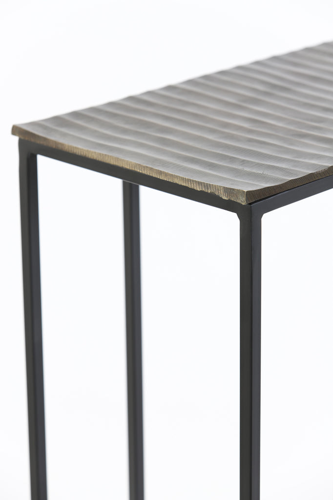 Side table 48x26x60 cm MACY antique bronze