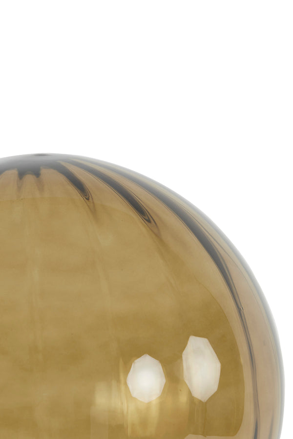 Table lamp 2L 33x18x43 cm MAGDALA glass brown+gold