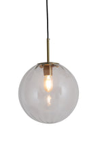 Afbeelding in Gallery-weergave laden, Hanging lamp 30 cm MAGDALA glass clear+gold
