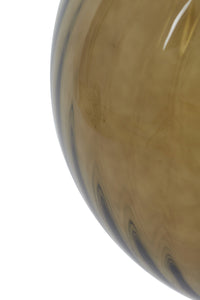Hanging lamp 40 cm MAGDALA glass brown+gold