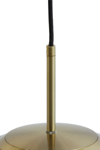 Hanging lamp 40 cm MAGDALA glass brown+gold