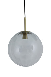 Hanging lamp 40 cm MAGDALA glass clear+gold