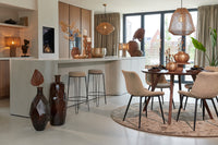 Hanging lamp 60x37 cm MALLOW jute natural