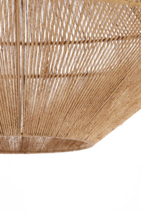 Hanging lamp 60x37 cm MALLOW jute natural