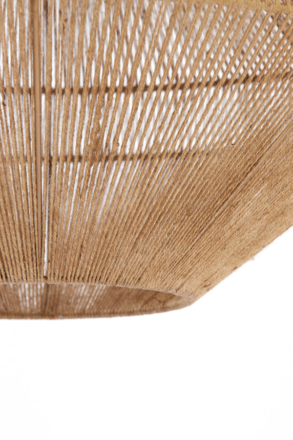 Hanging lamp 60x37 cm MALLOW jute natural