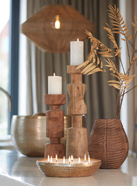 Hanging lamp 60x37 cm MALLOW jute natural