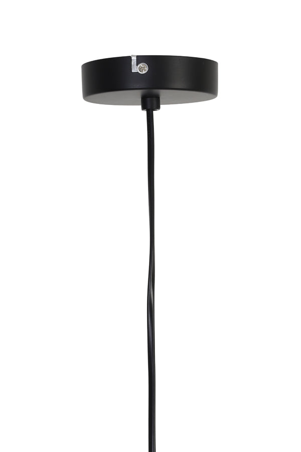 Hanging lamp 59x35 cm MASEY suede natural