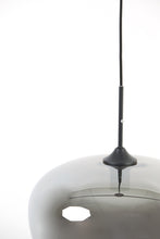 Afbeelding in Gallery-weergave laden, Hanging lamp 40x34 cm MAYSON smoked glass+matt black
