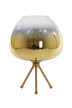 Afbeelding in Gallery-weergave laden, Table lamp 30x43 cm MAYSON glass gold-clear+gold

