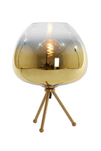 Afbeelding in Gallery-weergave laden, Table lamp 30x43 cm MAYSON glass gold-clear+gold

