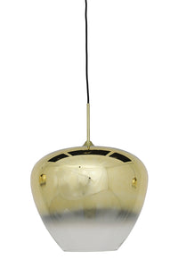 Hanging lamp 40x34 cm MAYSON glass gold-clear+gold