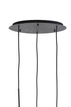 Afbeelding in Gallery-weergave laden, Hanging lamp 3L 40x160 cm MAYSON glass brown+matt black
