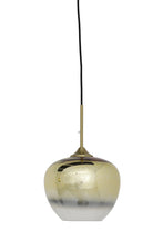 Afbeelding in Gallery-weergave laden, Hanging lamp 23x18 cm MAYSON glass gold-clear+gold
