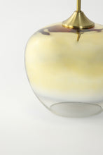 Afbeelding in Gallery-weergave laden, Hanging lamp 23x18 cm MAYSON glass gold-clear+gold
