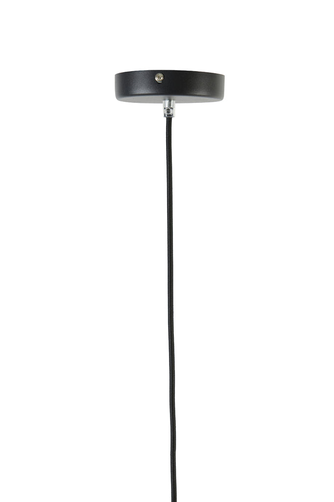 Hanging lamp 30x25 cm MAYSON glass green+matt black