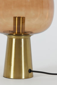 Table lamp 22x40 cm MAYSONY glass brown+bronze