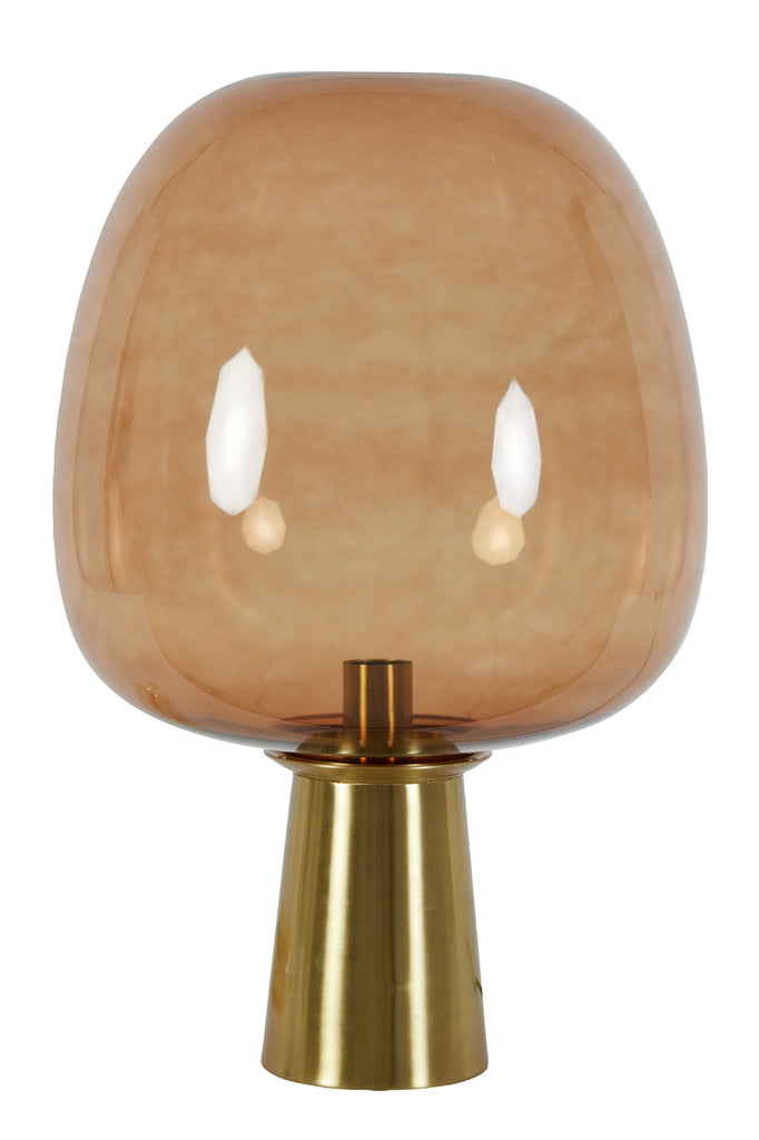 Table lamp 40x59 cm MAYSONY glass brown+bronze