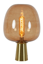 Afbeelding in Gallery-weergave laden, Table lamp 40x59 cm MAYSONY glass brown+bronze
