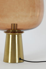 Afbeelding in Gallery-weergave laden, Table lamp 40x59 cm MAYSONY glass brown+bronze

