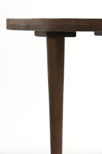 Side table 65x45x38 cm MAZABE wood matt russet