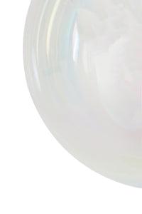 Hanging lamp 30 cm MEDINA glass rainbow+black