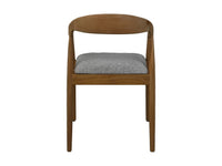 Modena eetkamerstoel - 55x41x78 - Naturel/grijs - Teak