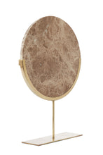 Afbeelding in Gallery-weergave laden, Ornament op voet 35x10x51,5 cm MORENO marmer bruin
