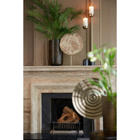 Ornament op voet 35x10x51,5 cm MORENO marmer bruin