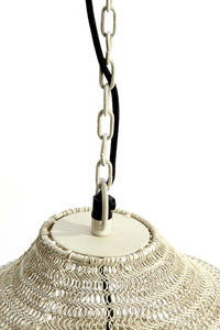 Hanging lamp 48x82 cm NAKISHA light grey