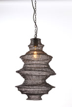 Afbeelding in Gallery-weergave laden, Hanging lamp 31x55 cm NAKISHA matt black
