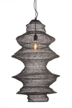 Afbeelding in Gallery-weergave laden, Hanging lamp 48x82 cm NAKISHA matt black
