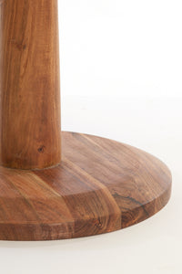 Side table 46x52 cm NALAGU mango wood natural